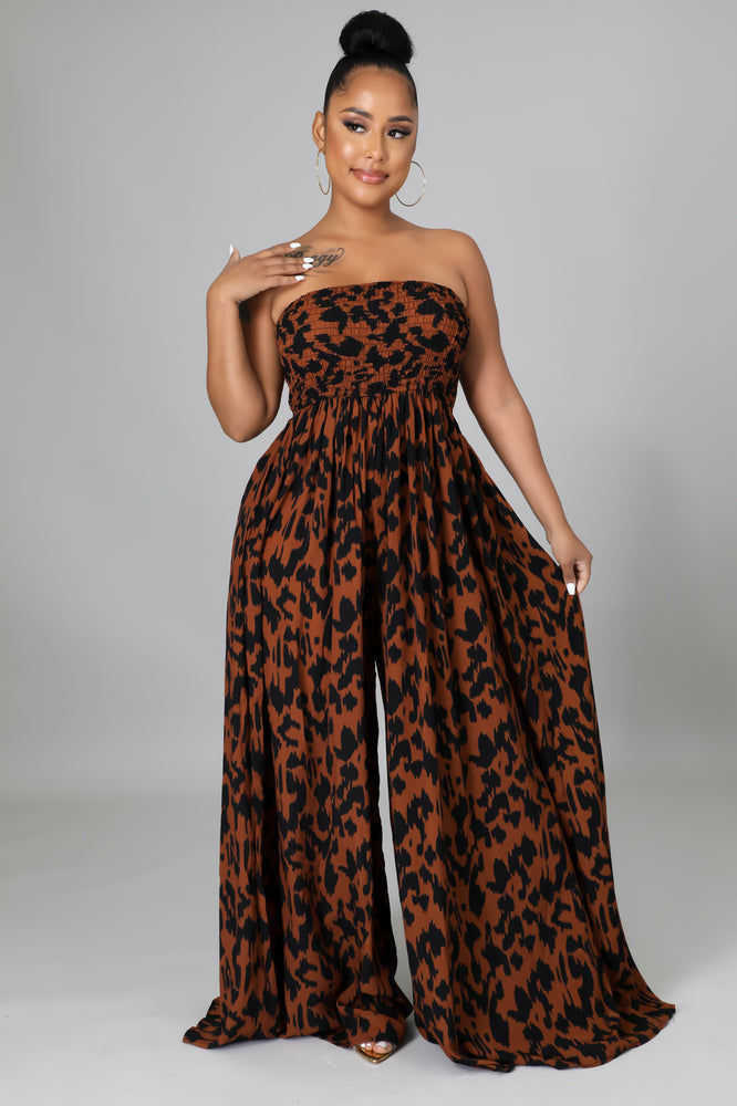 havana honey halter jumpsuit