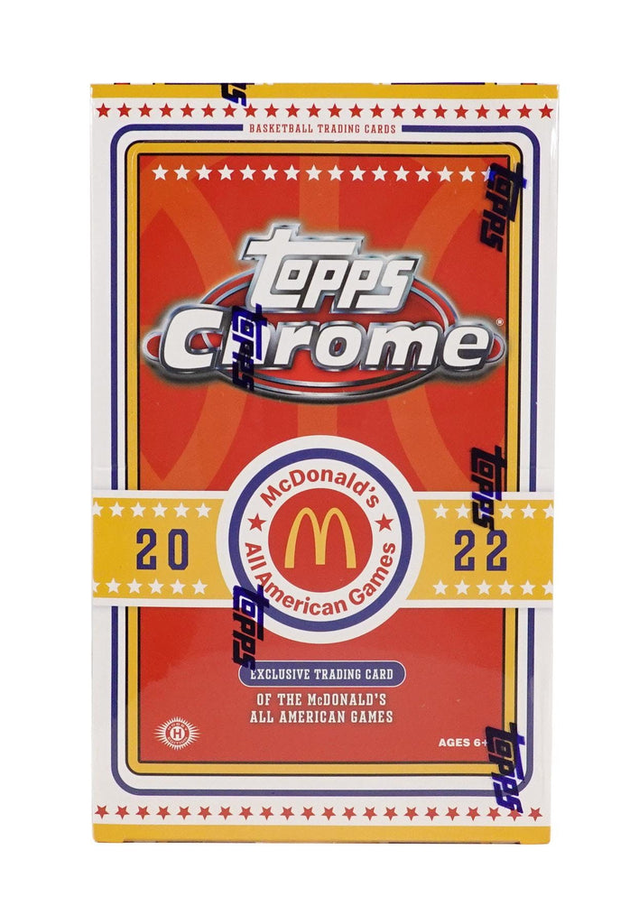 2022 Topps McDonalds All American Chrome Basketball Hobby Box Three