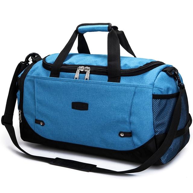 turquoise sports bag