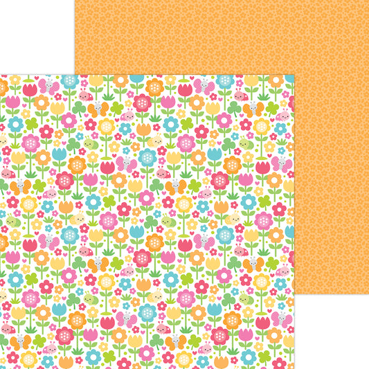 Over The Rainbow Double-Sided Cardstock 12X12-Mini Meadow - 842715079922