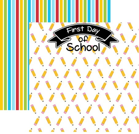 scrapbook paper designs school