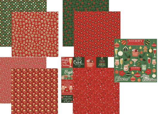 Simply Christmas - 12X12 Scrapbook Papers and Stickers Set – Country  Croppers