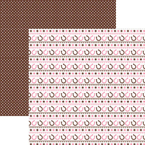 Cowgirl - Pretty In Pink 12x12 Scrapbooking Paper – Country Croppers