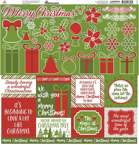 Vintage Christmas 12x12 Scrapbook Paper and Stickers Assortment Set –  Country Croppers