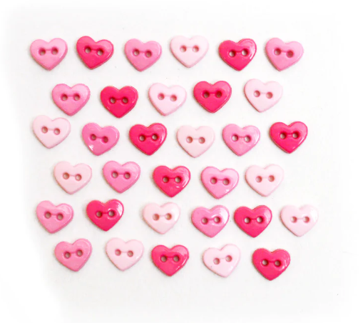 MICRO HEARTS PINK