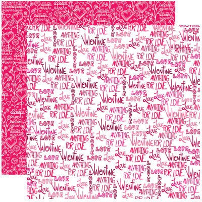 Reminisce - Be My Valentine Collection - 12 x 12 Double Sided Paper - Be My Valentine