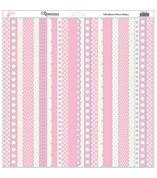 Baby Boy Baby Basics Die Cut Sticker Sheet 12x12 by Reminisce