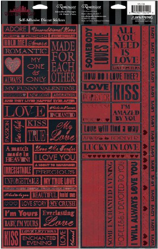 Valentines Night Quote Stickers by Reminisce