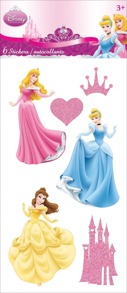 Disney Princess 3-d Stickers Metal Edged Essential – Country Croppers