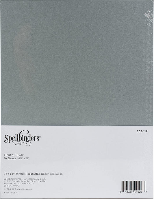 Silver Mirror Board Cardstock 8.5x11 - 10 Sheets – Country Croppers