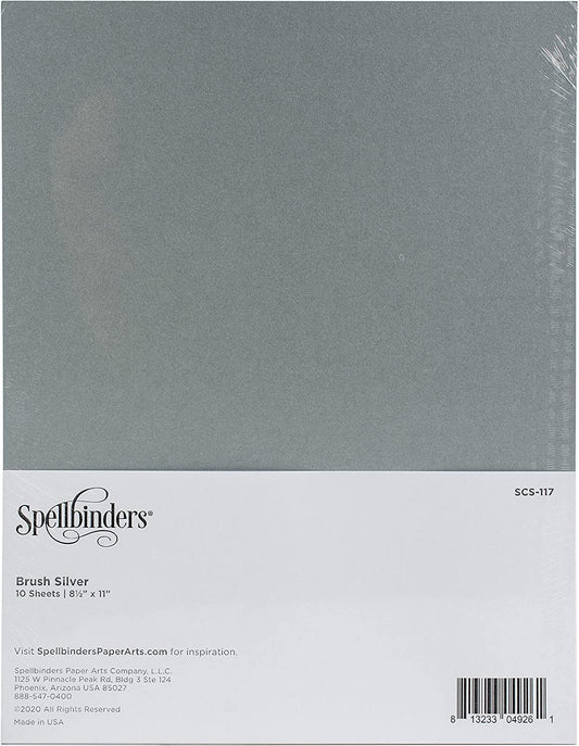 Silver Foil 8.5x11 Paper Pack - 25 Sheets