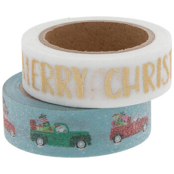 Christmas Skinny Washi Skinny Tape Assortment - 6 Spools - 2020