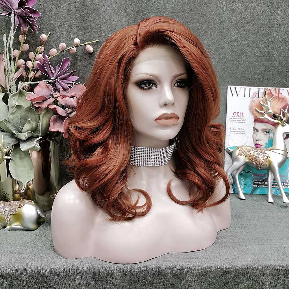 slim line lace part wig 16