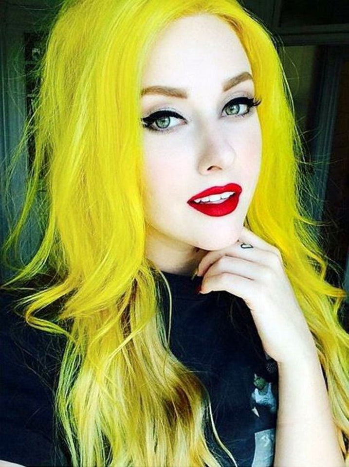 Как краситься с желтыми волосами