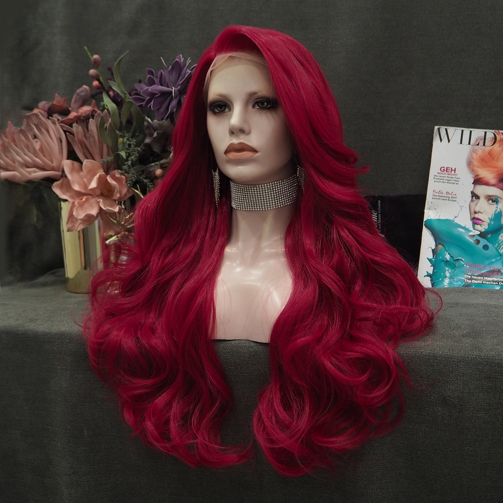 rose lace front wig