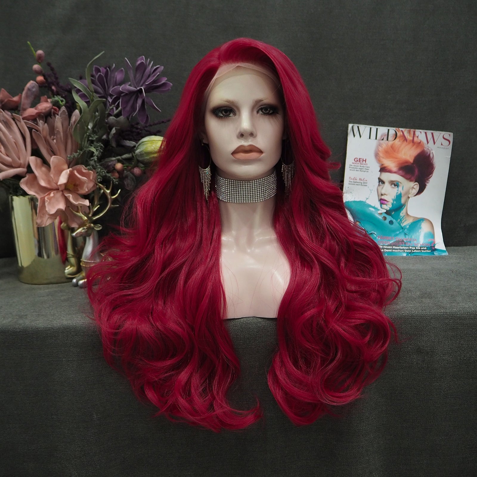 rose lace front wig