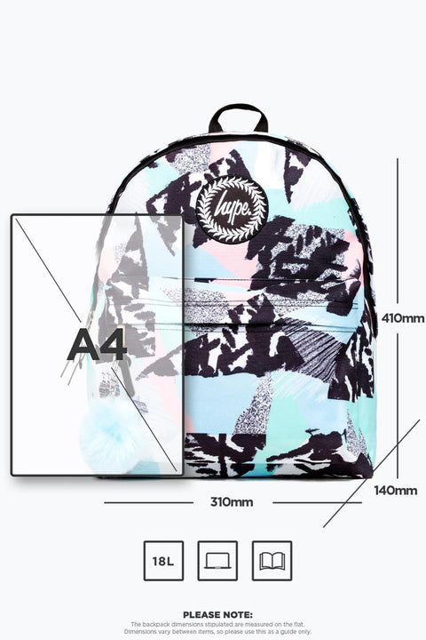 hype pastel abstract backpack