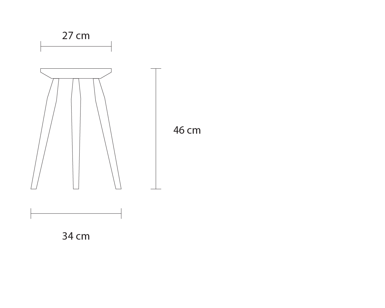 John Eadon Stool dimensions