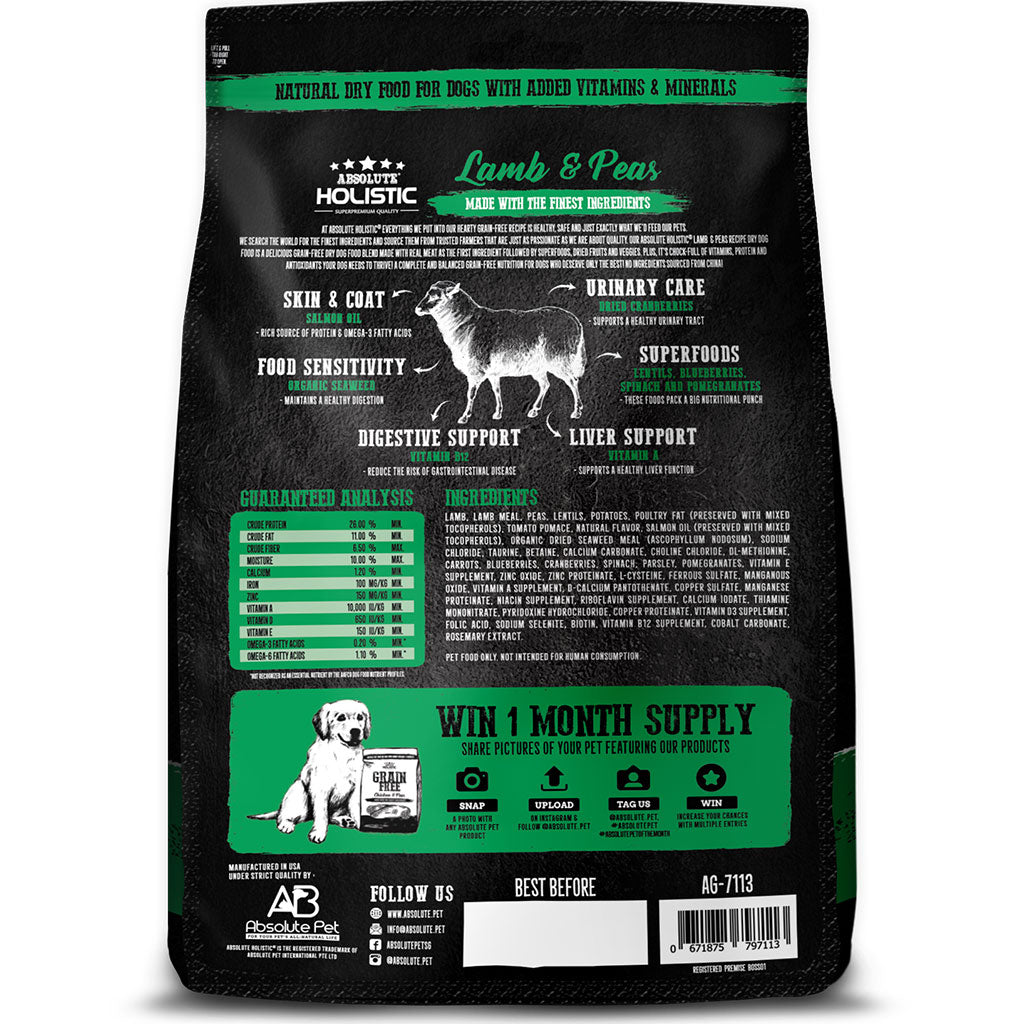 holistic lamb dog food