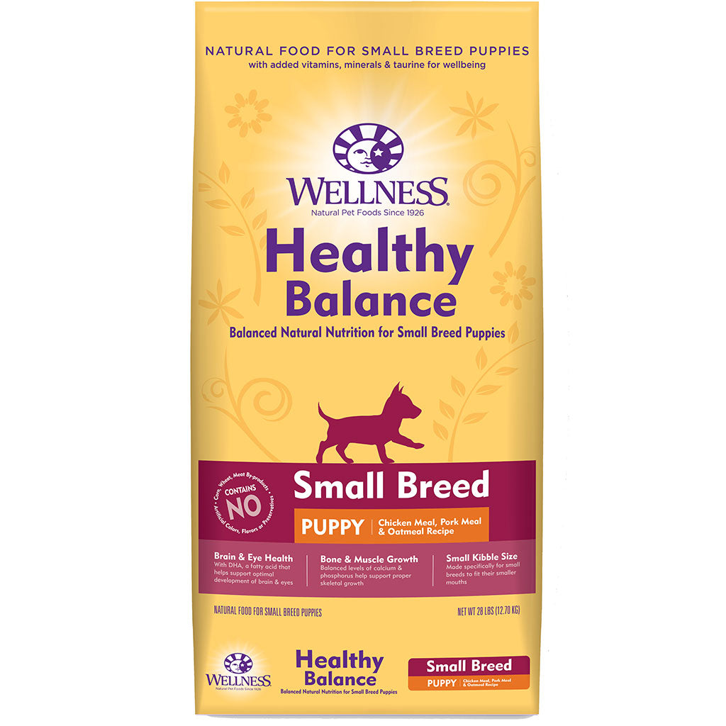wellness small breed puppy food