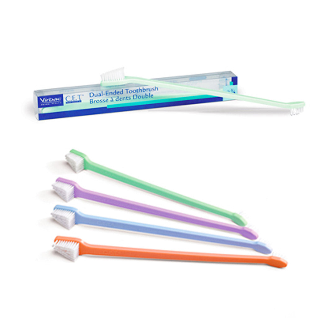 C.E.T Dual-Ended Toothbrush for Dogs \u0026 