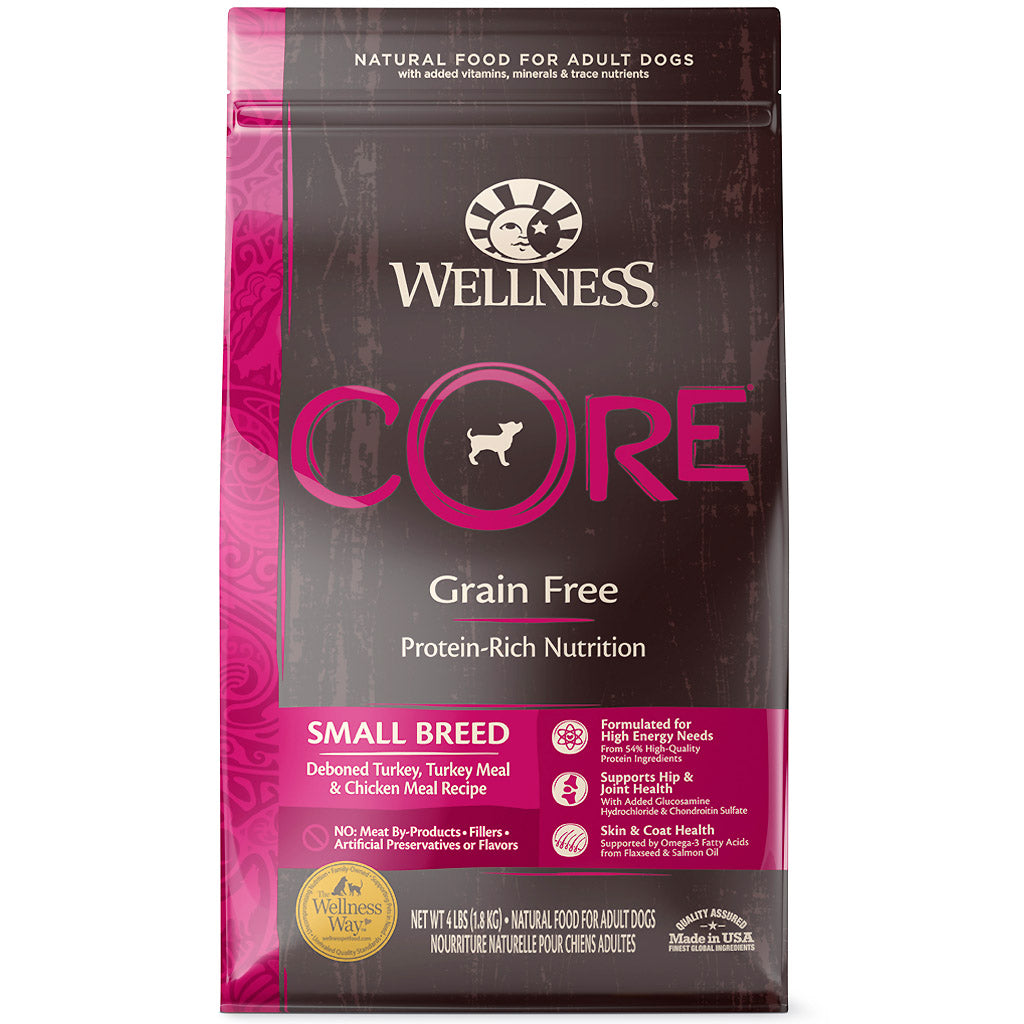 wellness core dog food small breed
