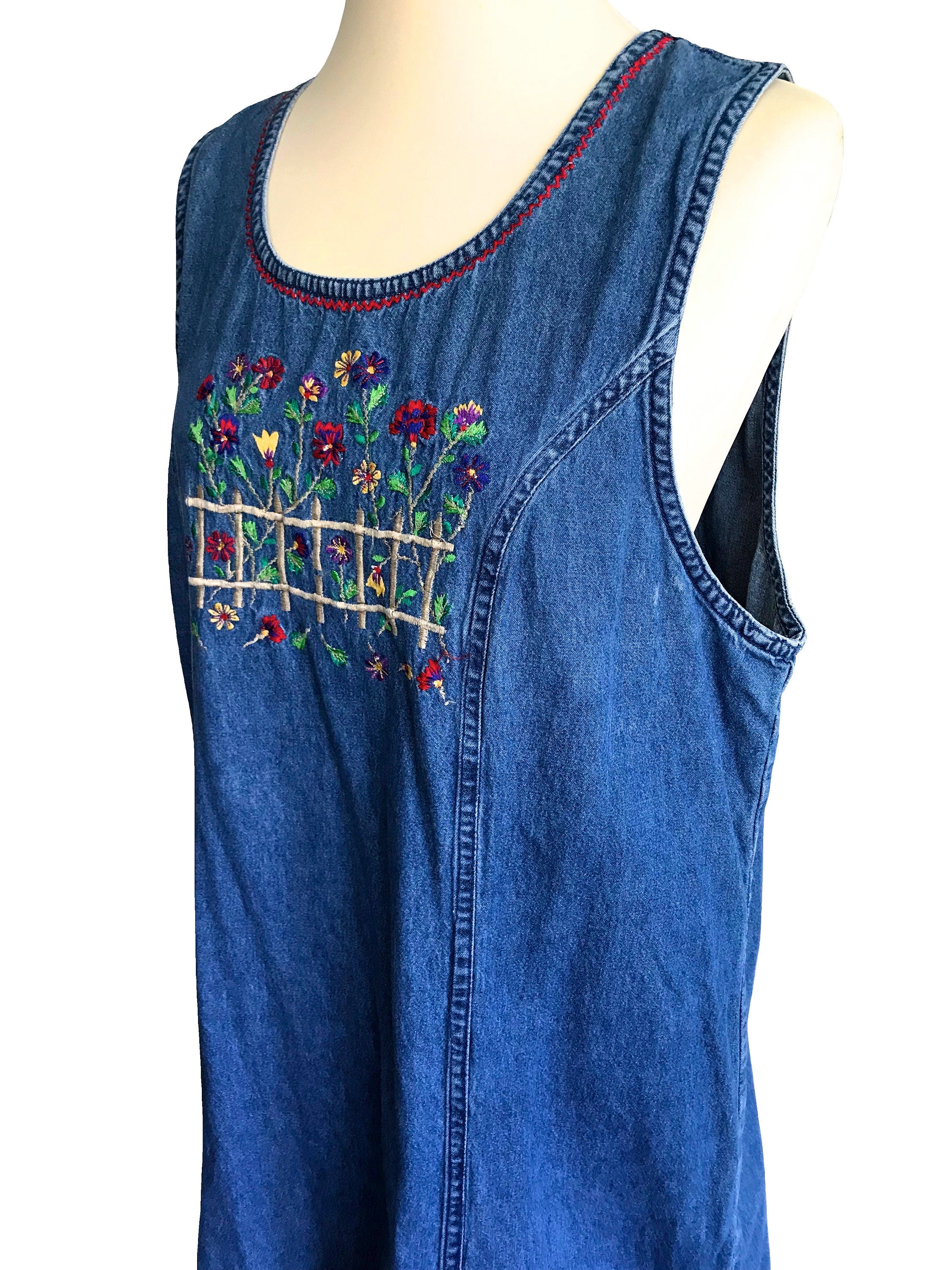 90s denim jumper