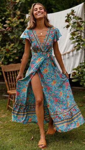 boho sun dress