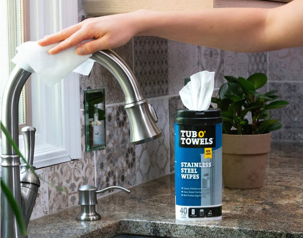 Tub O Towels Stainless Steel Wipes