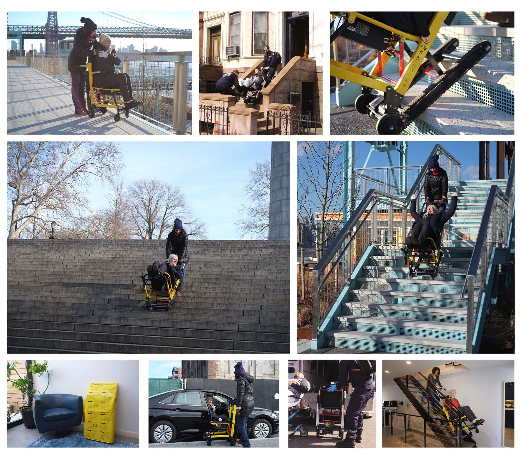 Mobile Stairlift products in use