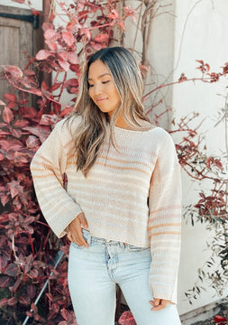 Libby Striped Knit Sweater