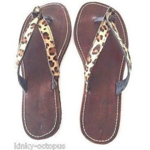 leopard flip flop