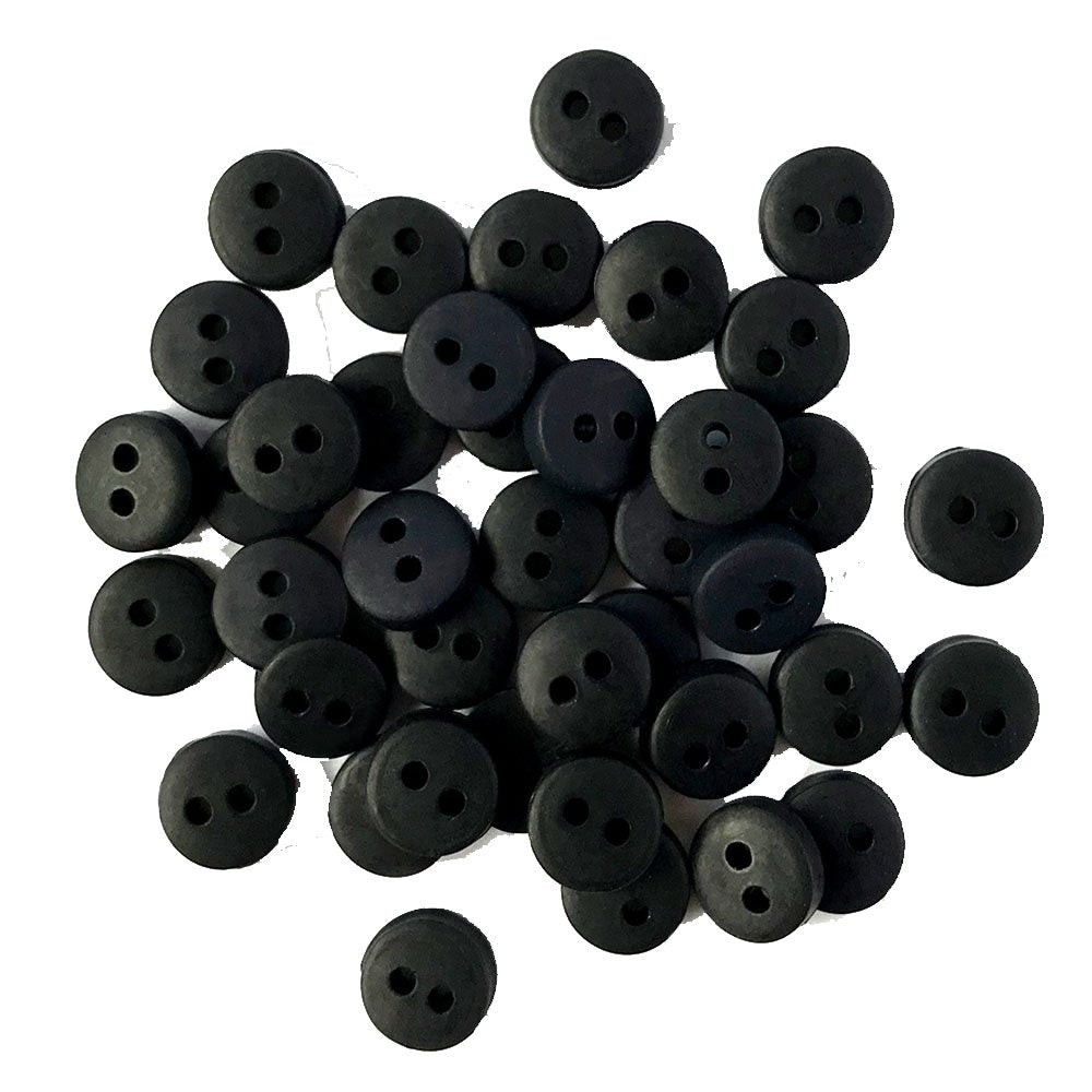 Esoca 650pcs Black Buttons for Craft Buttons Mixed Sizes Art Buttons for Arts, D