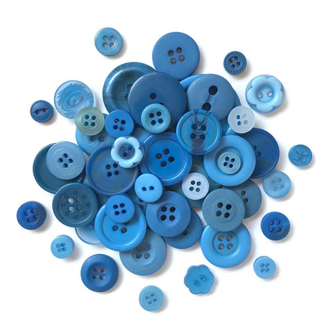 Aruba Blue Bulk Buttons