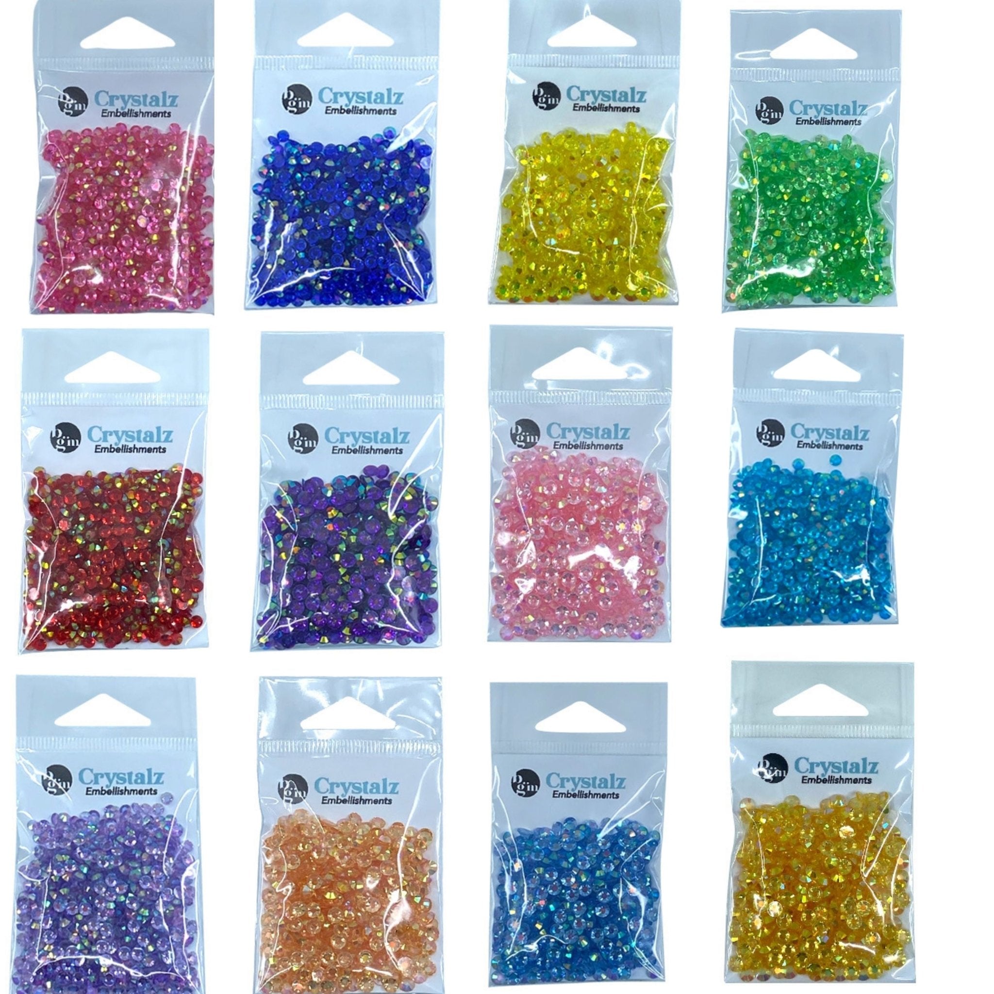 Buttons Galore Flat Back Pearl Assortments for DIY Craft Projects - 7  Unique Colors - 1600 Pieces