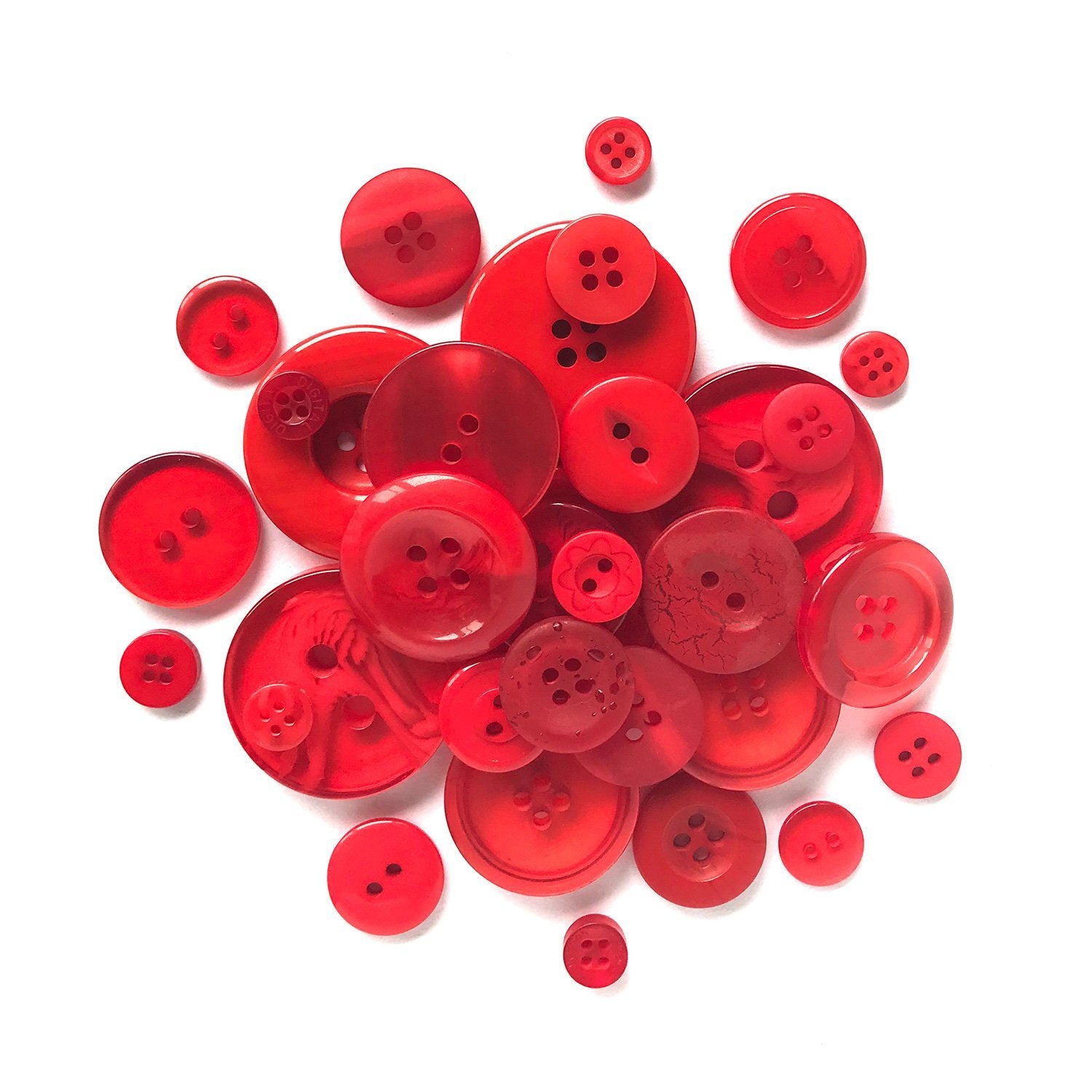 Carnival Orange Bulk Buttons