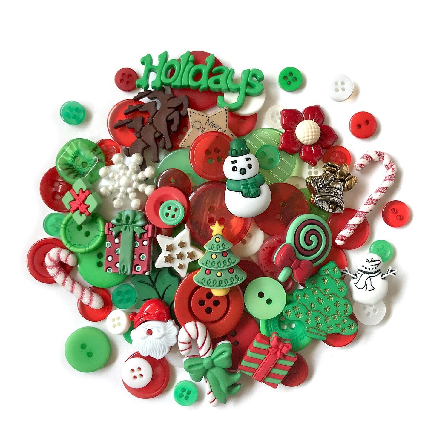 Buttons Galore Snowflake Super Value Pack