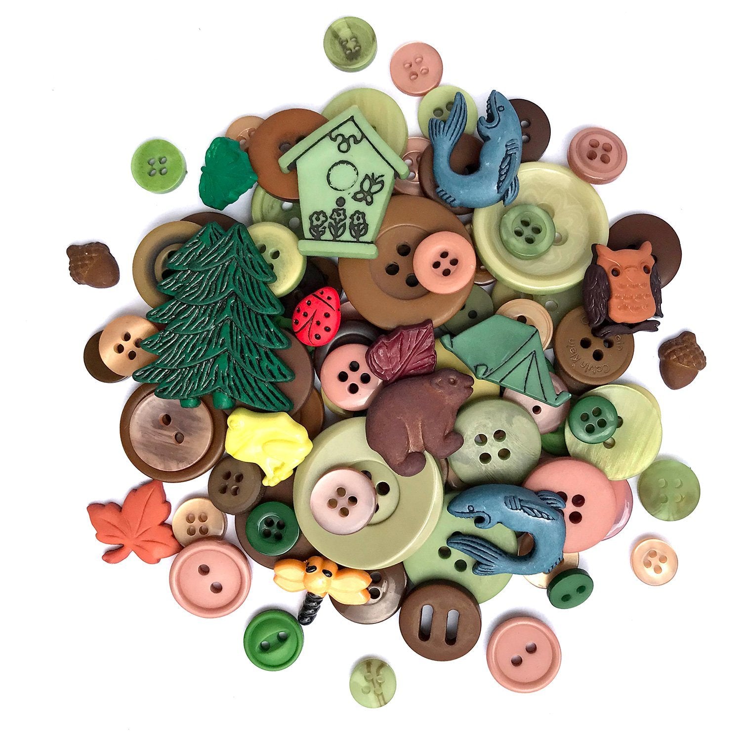 Buttons Galore 50+ Buttons for Sewing & Crafts - Summer Vacation