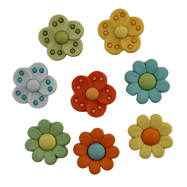 Download Psychedelic Flowers Buttons Galore And More