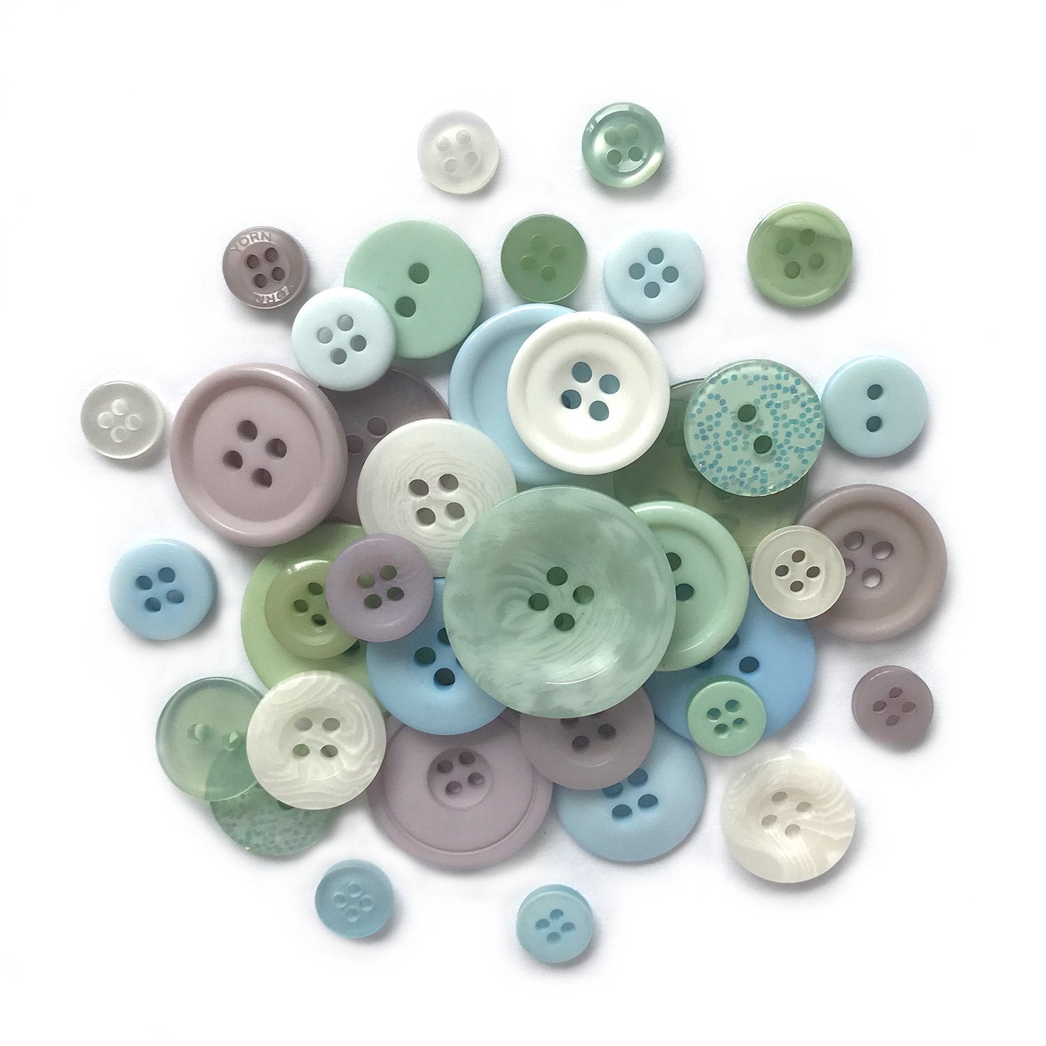 Buttons Galore GBX304 Grannys Button Box Chunky Rowdy Buttons