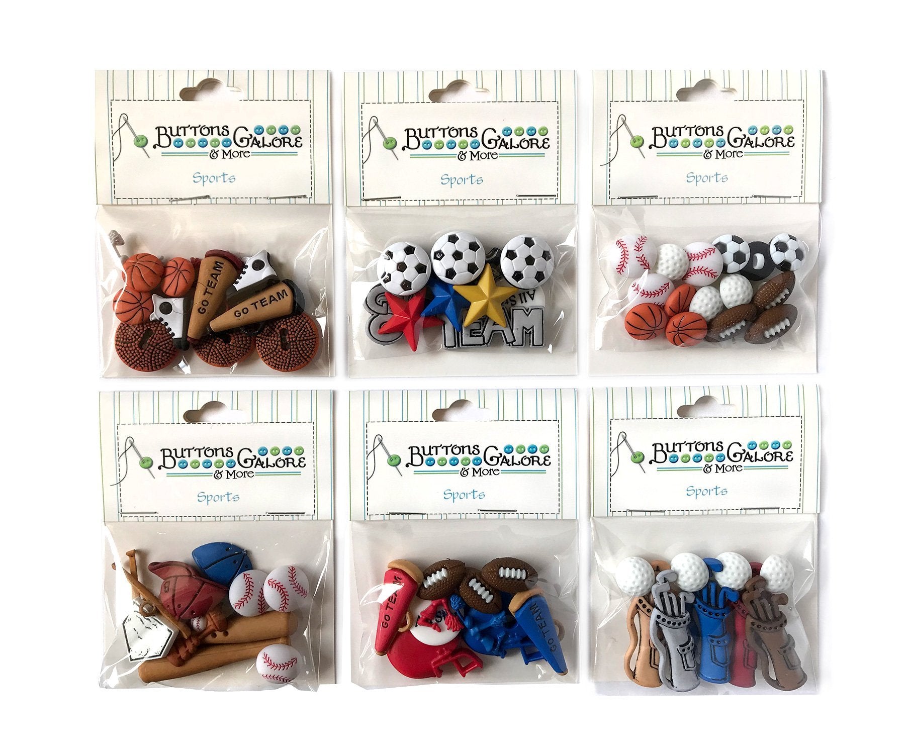 Buttons Galore & More Buttons - Boys Button Set