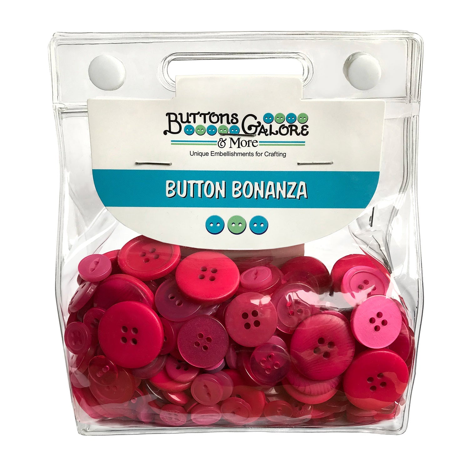 Pink Bulk Buttons for Sewing & Button Crafts