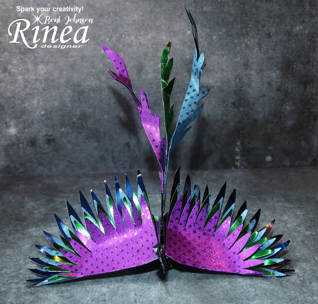 Rinea Foiled Paper Phoenix by Roni Johnson