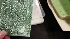 How to Dry Emboss Rinea Foiled Paper