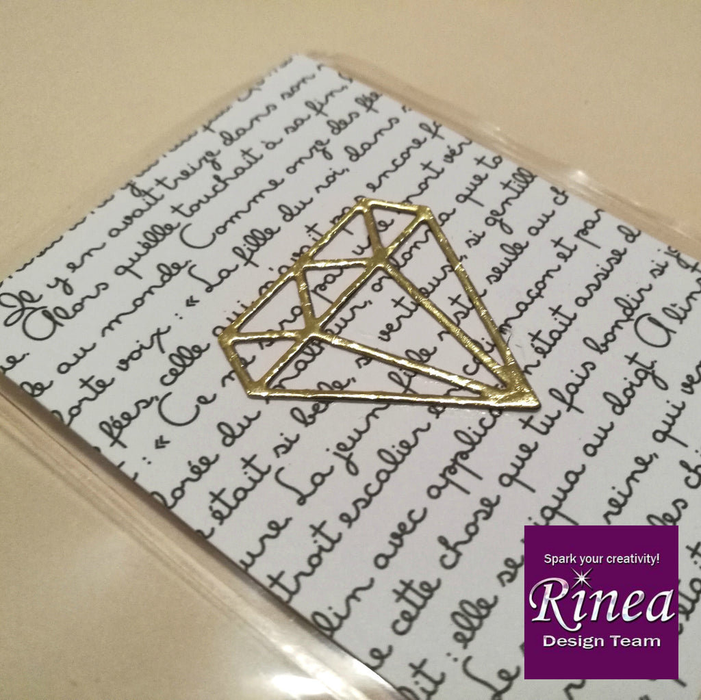 Pocket Letter Page with Rinea Foiled Paper