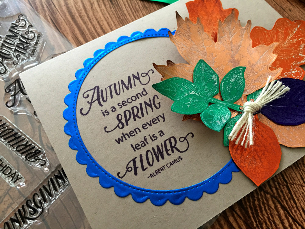 Colorful Autumn Card
