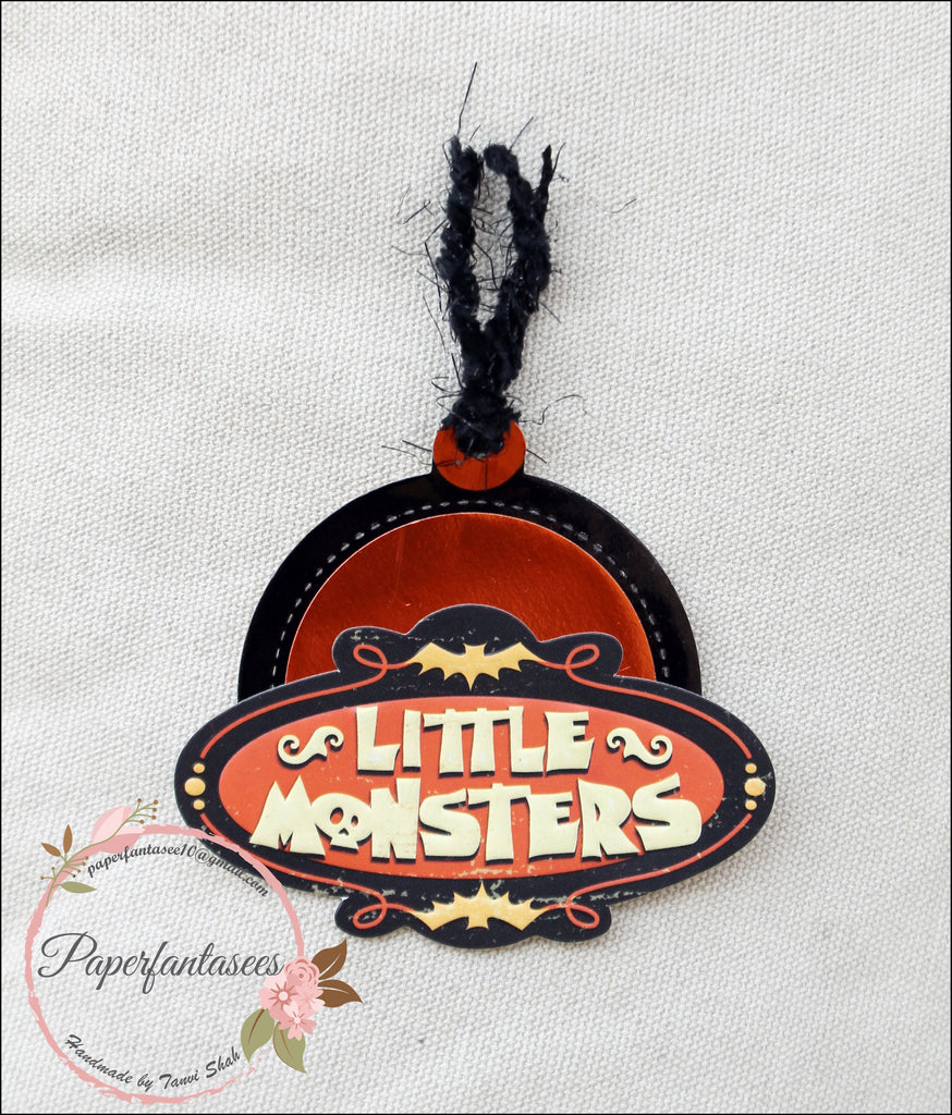 Halloween Tags with Rinea Foiled Paper