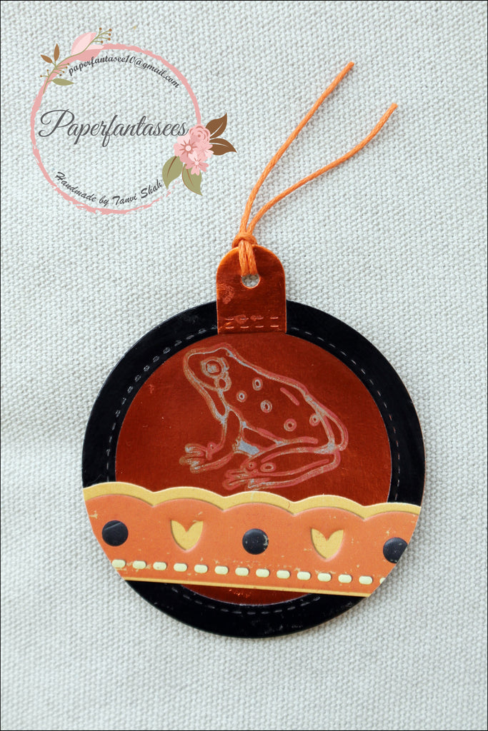 Halloween Tags with Rinea Foiled Paper
