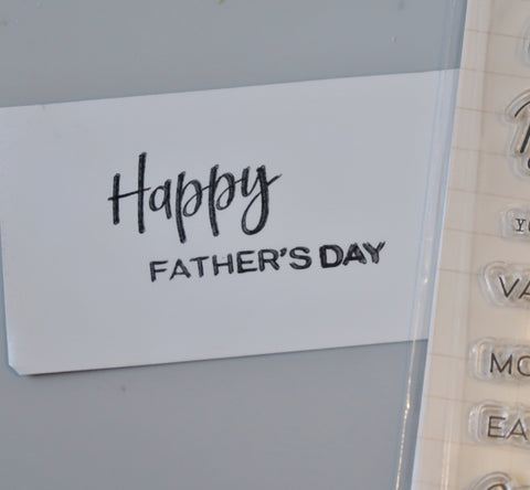 Rinea Foiled Paper 3D Embossed Father's Day Card by Roni Johnson