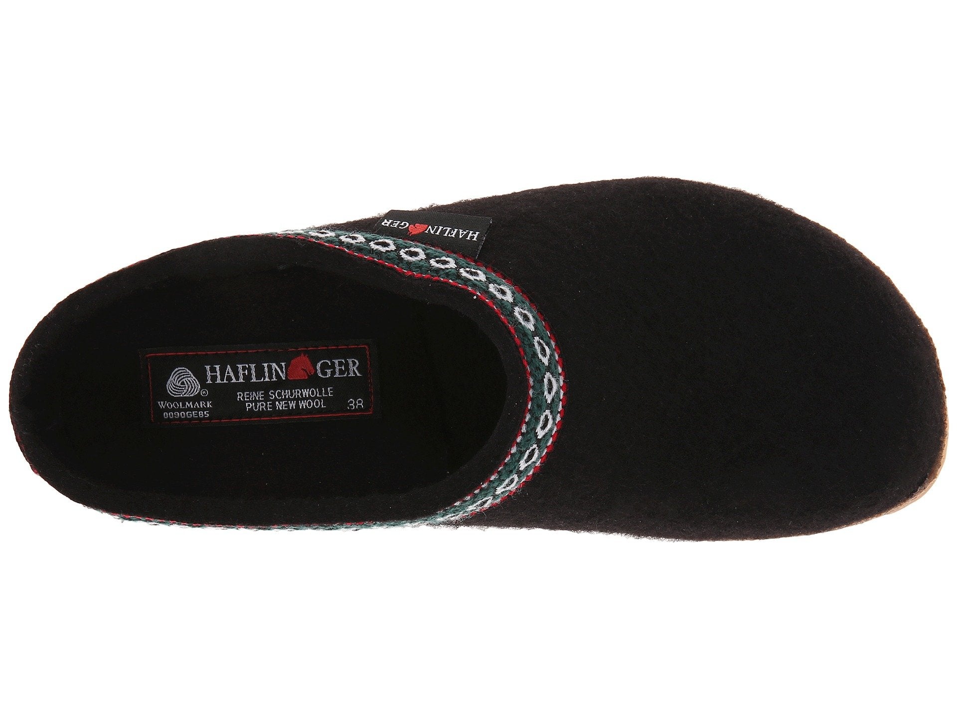 Wool Felt Clog Black